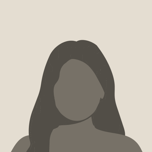 Abstract silhouette of a person with long hair against a beige background.