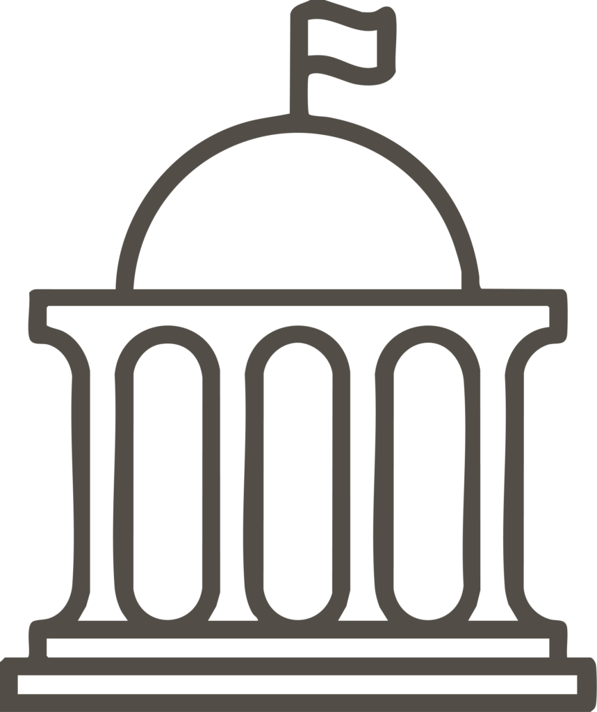 Stylized trophy with an arched body and a rectangular base, displaying the year 2020 on the front.